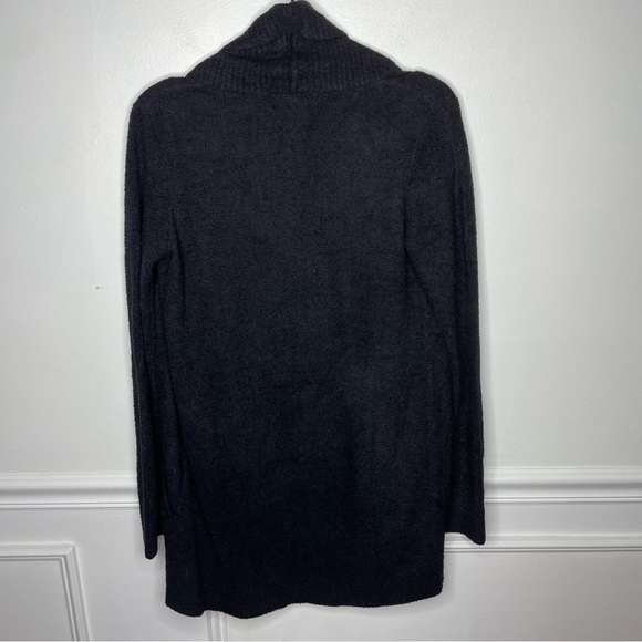 Barefoot Dreams Black CozyChic Lite Circle Cardi Sweater Womens XS/S - Picture 3 of 5